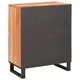 Сервизен шкаф от масивно дърво манго 60 x 33,5 x 75 см, Кафяв
