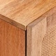 Сервизен шкаф от масивно дърво манго 60 x 33,5 x 75 см, Кафяв
