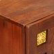 Служебен шкаф 60 x 33,5 x 75 см, масивно мангово дърво, орех