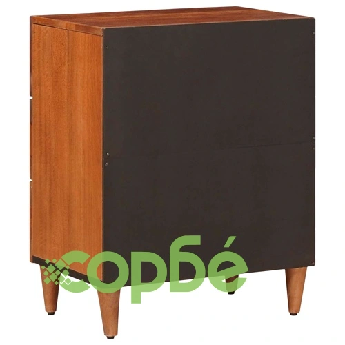Нощно шкафче Кафяво 50 x 33 x 62 см Масивно мангово дърво ➤ топ цена ➤ sorbe.bg