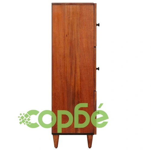 Висок шкаф Орех 40 x 33,5 x 110 см Масивно манго дърво ➤ топ цена ➤ sorbe.bg