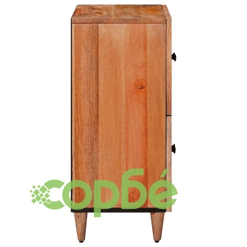 Сервизен шкаф Натурал 60 x 33 x 75 см Масивно мангово дърво ➤ топ цена ➤ sorbe.bg