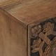 ТВ шкаф Кафяво 105 x 33,5 x 46 см Масивно мангово дърво