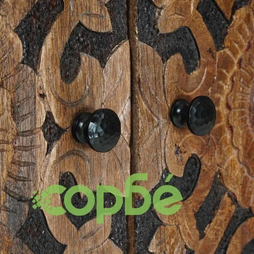 Шкаф за съхранение Кафяво 60 x 33,5 x 75 см Масивно мангово дърво ➤ топ цена ➤ sorbe.bg