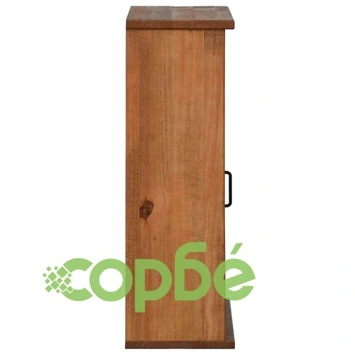 Висящ шкаф HALDEN с плъзгаща се врата от масивна борова дървесина 49x22,5x70 cm ➤ топ цена ➤ sorbe.bg