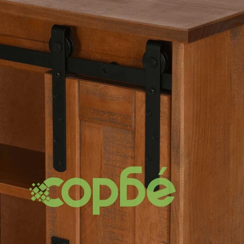 Висящ шкаф HALDEN с плъзгаща се врата от масивна борова дървесина 49x22,5x70 cm ➤ топ цена ➤ sorbe.bg