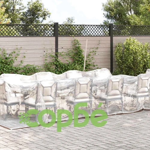Прозрачен брезент с капси 3 x 12 м, полиетилен, 140 г/м² ➤ топ цена ➤ sorbe.bg