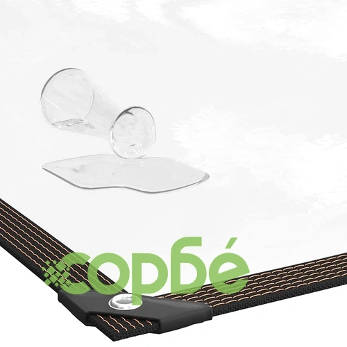 Прозрачен брезент с капси 3 x 12 м, полиетилен, 140 г/м² ➤ топ цена ➤ sorbe.bg