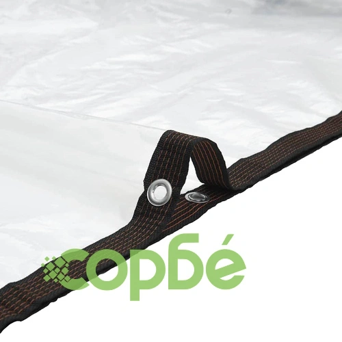 Прозрачен брезент с капси 3 x 12 м, полиетилен, 140 г/м² ➤ топ цена ➤ sorbe.bg