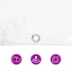 Прозрачен брезент с капси PVC, 2 х 8 м