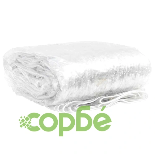 Прозрачен PVC брезент с капси 2x10 м, 350 г/м², водоустойчив ➤ топ цена ➤ sorbe.bg