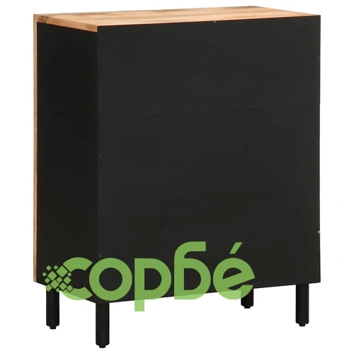 Бюфет от масивно мангово дърво 60x33,5x75 см ➤ топ цена ➤ sorbe.bg