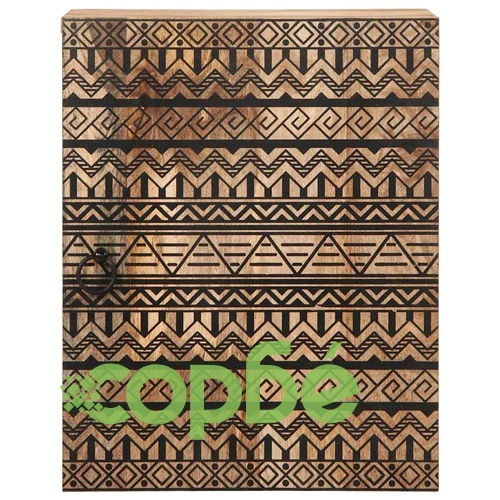 Висящ шкаф за баня от масивно мангово дърво, черен, 38x33,5x48 см ➤ топ цена ➤ sorbe.bg