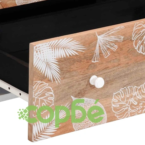 Шкаф от масивно манго дърво 60x33,5x75 cm с 3 чекмеджета ➤ топ цена ➤ sorbe.bg