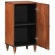 Служебен шкаф от масивно мангово дърво 40x33.5x75 см кафяв