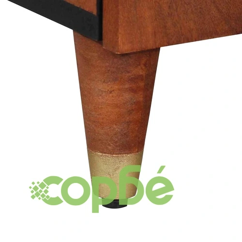 Служебен шкаф от масивно мангово дърво 40x33.5x75 см кафяв ➤ топ цена ➤ sorbe.bg