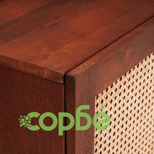 Нощни маси от масивно мангово дърво - комплект 2 броя 40x33.5x46 см ➤ топ цена ➤ sorbe.bg