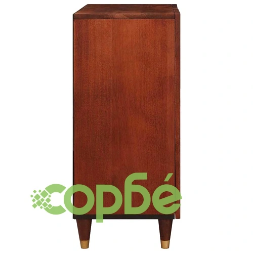 Шкаф от масивно мангово дърво 60x33.5x75 см кафяв цвят ➤ топ цена ➤ sorbe.bg