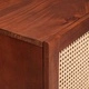 Шкаф за съхранение от масивно мангово дърво 40x33.5x75 см, кафяв