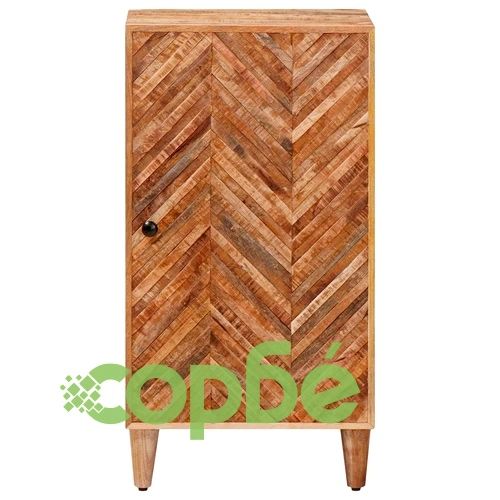 Стенен шкаф за съхранение от масивно манго дърво, кафяв, 40 x 33,5 x 75 см ➤ топ цена ➤ sorbe.bg
