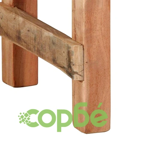 Пейка от масивно регенерирано дърво 110x35x46 см кафяво ➤ топ цена ➤ sorbe.bg