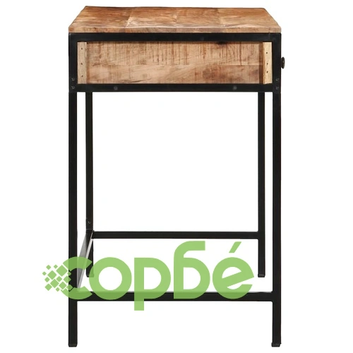 Работно бюро от масивна дървесина манго 105x50x75 см кафяво ➤ топ цена ➤ sorbe.bg