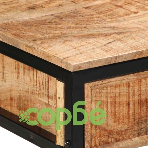 Работно бюро от масивна дървесина манго 105x50x75 см кафяво ➤ топ цена ➤ sorbe.bg