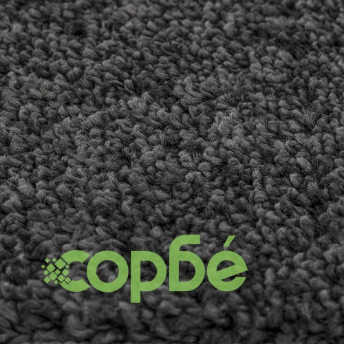 Пухкав Полиестерен Килим с Латексова Подложка в Тъмно Сиво 240x340 см ➤ топ цена ➤ sorbe.bg