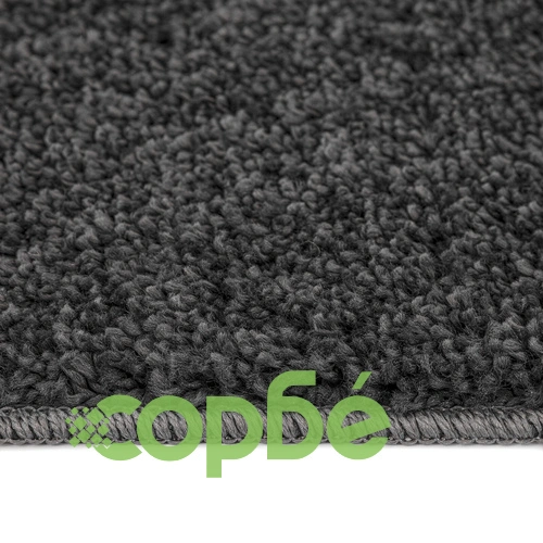 Пухкав Полиестерен Килим с Латексова Подложка в Тъмно Сиво 240x340 см ➤ топ цена ➤ sorbe.bg