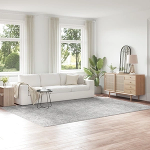 Шаги килим с латексна основа, сив, 240x340 см, полипропилен