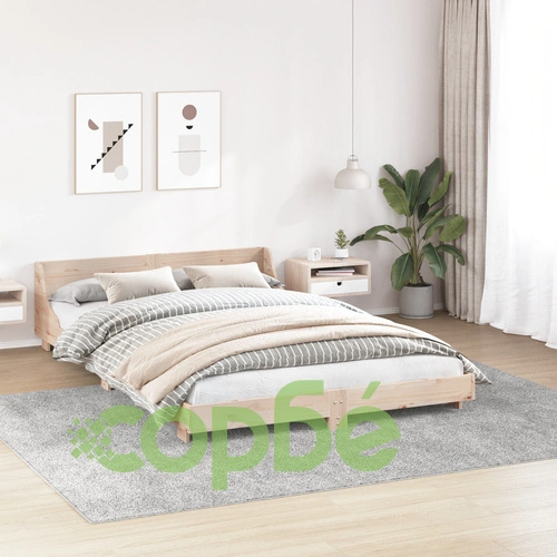 Шаги килим с латексна основа, сив, 240x340 см, полипропилен ➤ топ цена ➤ sorbe.bg