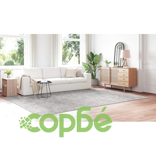 Шаги килим с латексна основа, сив, 240x340 см, полипропилен ➤ топ цена ➤ sorbe.bg