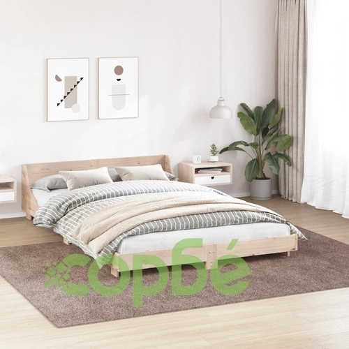 Килим с дублирано дъно в кафяво от полипропилен 240x340 см ➤ топ цена ➤ sorbe.bg