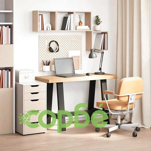 Бюро NOAIN 120x50x75 см с А-образни крака от масивна борова дървесина ➤ топ цена ➤ sorbe.bg