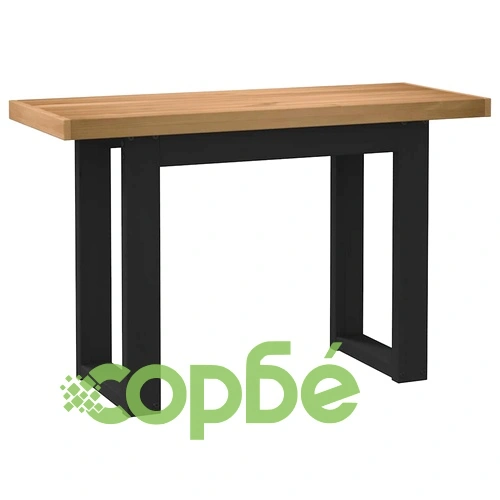 Бюро NOAIN 120x50x75 см с U-образни крака от масивна борова дървесина ➤ топ цена ➤ sorbe.bg