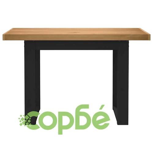 Бюро NOAIN 120x50x75 см с U-образни крака от масивна борова дървесина ➤ топ цена ➤ sorbe.bg