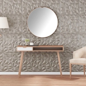 Стенни 3D панели от XPS пяна, 48 бр., Бетон, 50x50 см, 12 м², дизайн Аметист