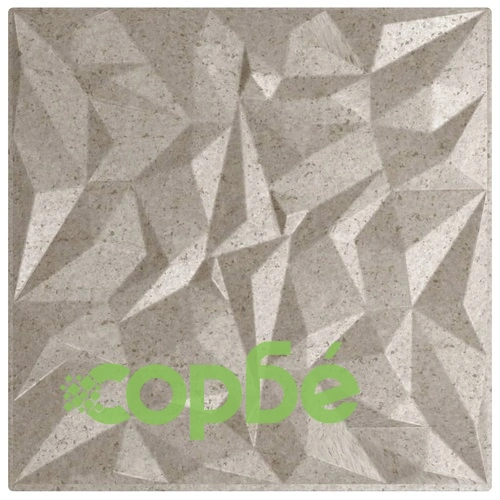 Стенни 3D панели от XPS пяна, 48 бр., Бетон, 50x50 см, 12 м², дизайн Аметист ➤ топ цена ➤ sorbe.bg