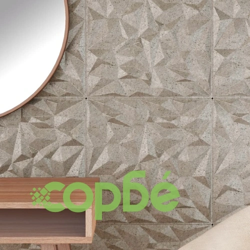 Стенни 3D панели от XPS пяна, 48 бр., Бетон, 50x50 см, 12 м², дизайн Аметист ➤ топ цена ➤ sorbe.bg