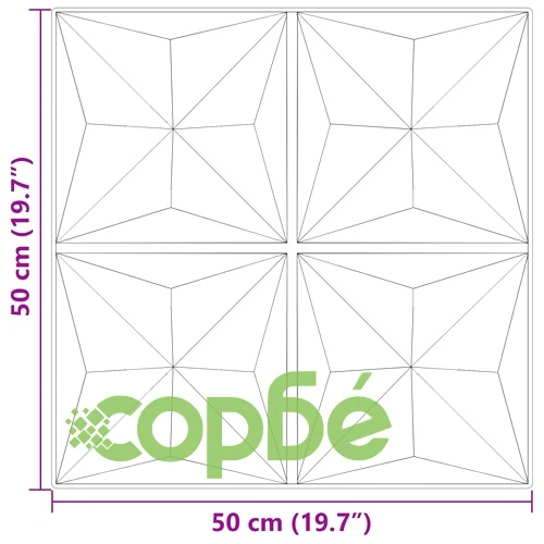 Стенни панели XPS 24 бр бетон 50x50 см 6 м² модел Оригами ➤ топ цена ➤ sorbe.bg