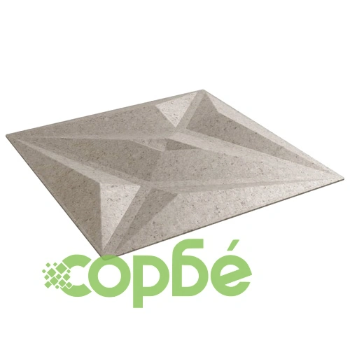 Декоративни стенни панели XPS 24 бр бетон 50x50 см 6 м² десен звезда ➤ топ цена ➤ sorbe.bg