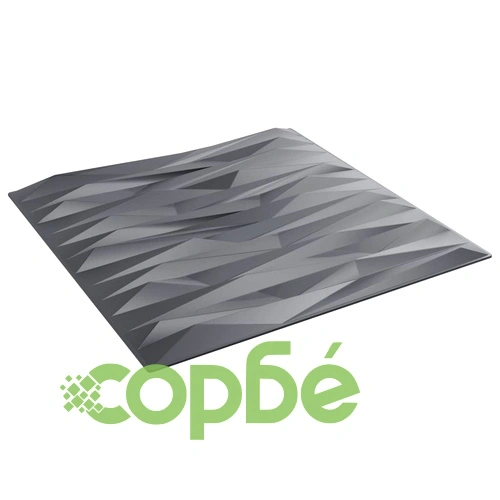 Стенни 3D панели, 48 бр., сиви, 50x50 см, XPS пяна, 12 м², дизайн камък ➤ топ цена ➤ sorbe.bg