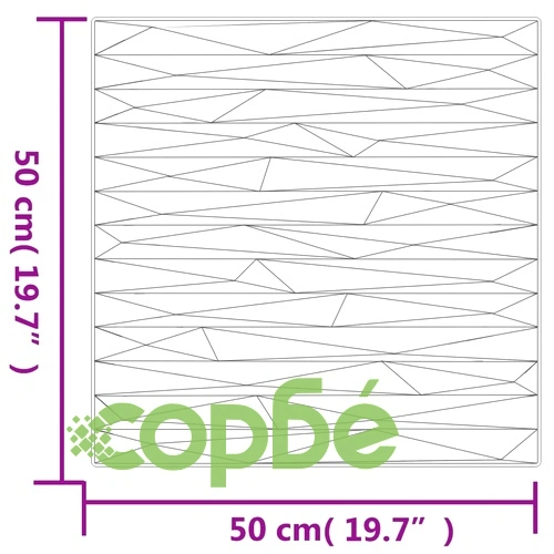 Стенни 3D панели от XPS пяна, 48 бр., зелени, 50x50 см, модел Камък, 12 м² ➤ топ цена ➤ sorbe.bg