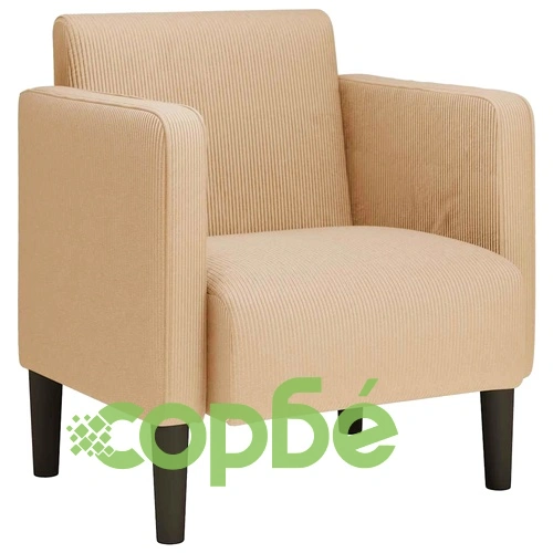 Разтегателен диван с подлакътници от велурена тъкан в светлозелено-сив цвят 54 см ➤ топ цена ➤ sorbe.bg