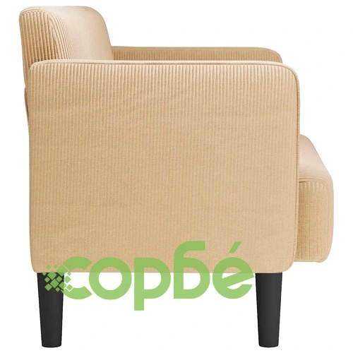 Двуместен Диван от Велурена Тъкан, Светлозелено-Сив, 109 см Ширина ➤ топ цена ➤ sorbe.bg