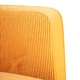 Диван Loveseat с Велурена Тапицерия, Светложълт, 109 см Ширина