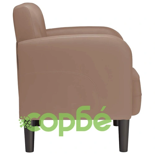 Разтегателен Диван с Подлакътници от Еко Кожа в Капучино - 54см Ширина ➤ топ цена ➤ sorbe.bg