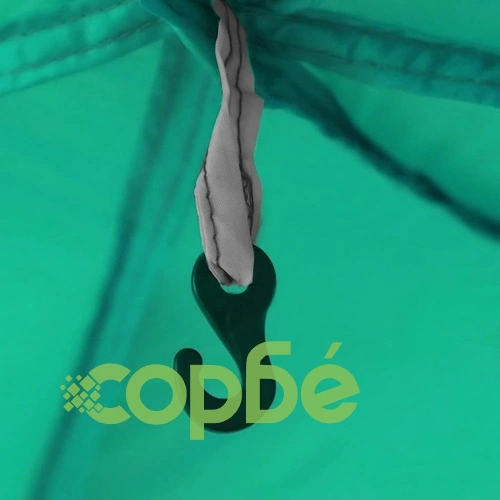 Парти шатра, морско зелено, 695 x 695 см, водоустойчива ➤ топ цена ➤ sorbe.bg