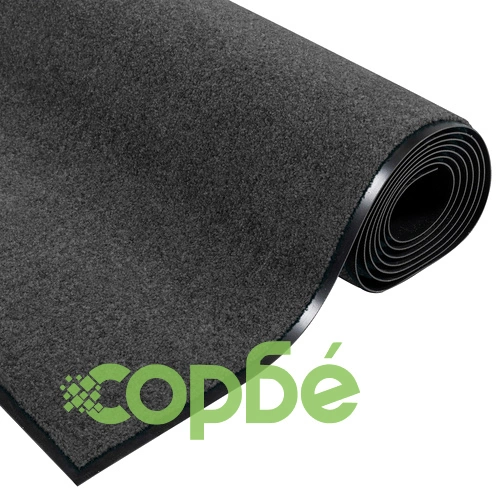 Изтривалка за вход от PVC, Антрацит, 120x250 см, Среден косъм, За закрито и открито ➤ топ цена ➤ sorbe.bg