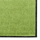 Изтривалка за вътрешна и външна употреба, пере се в машина, зелена, 120x250 см, полиамид